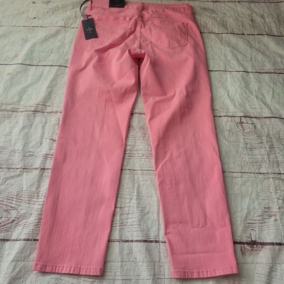 NYDJ Pink Ankle Jeans Size 10 NWT - Picture 4 of 7